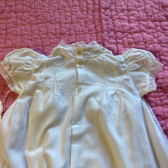 Vintage Cherubs NWT Infant 2 piece Christening Gown w Slip, 0-6 months: * NOTE - Picture 7 of 16